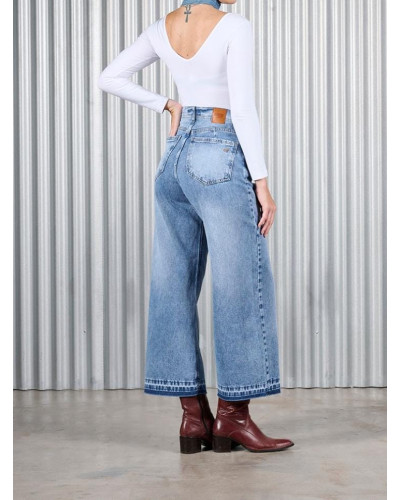 Jeans Crop Celestes