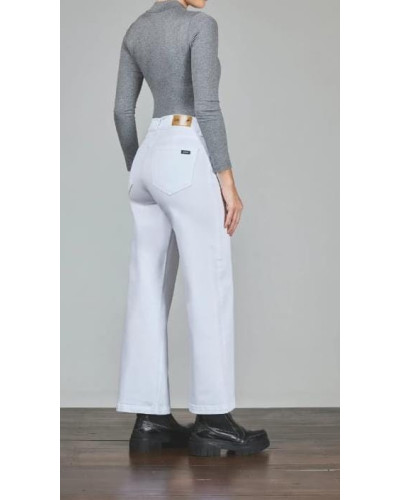 Jeans Crop Blancos